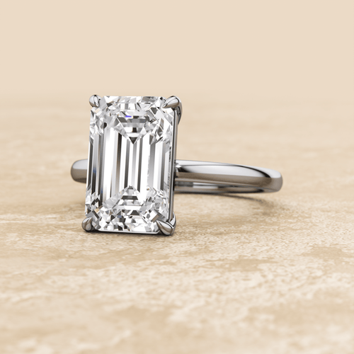 Emerald Cut Engagement Ring