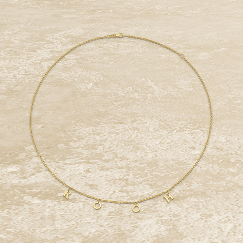 Name Necklace in 18kt Yellow Gold