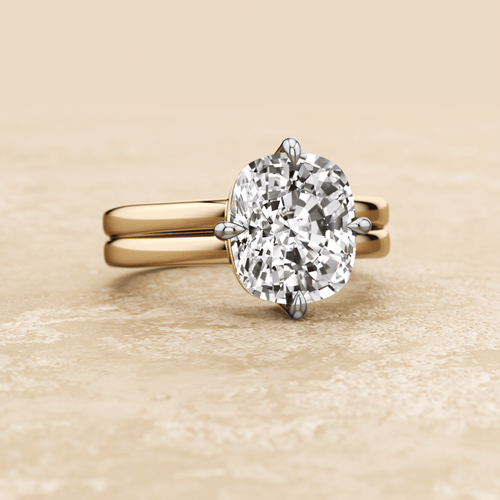Old Mine Diamond Engagement Ring