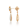 HERITAGE FIRE OPAL LONG DROP EARRINGS