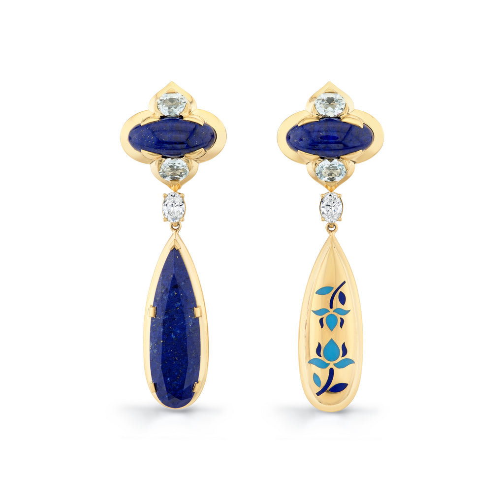HERITAGE LONG DROP EARRINGS