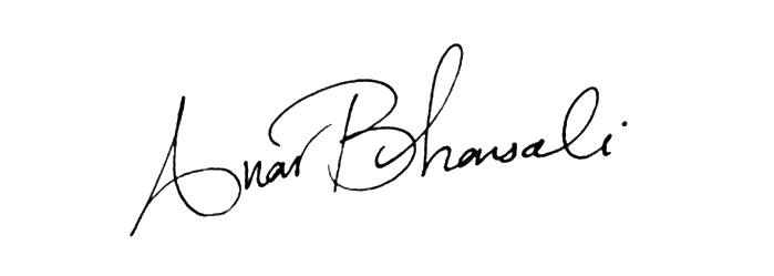 Anar Bhansali Signature